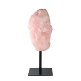 Rozenkwarts ruw op standaard 25 x 14,5 x 11 cm | 6740 gram Rozenkwarts ruw op standaard 25 x 14,5 x 11 cm | 6740 gram