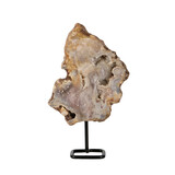 Amethist (roze) op standaard 17,5 x 14 x 3 cm | 890 gram