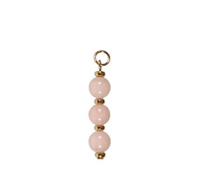 Gold filled hanger morganiet | 3 bolletjes Gold filled hanger morganiet | 3 bolletjes