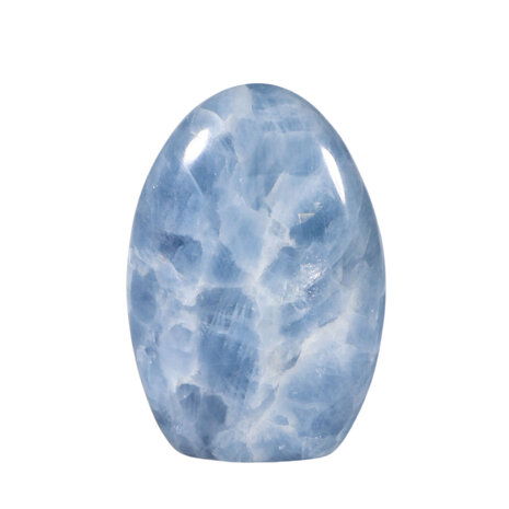Calciet (blauw) sculptuur 13,5 x 9 x 4 cm | 764 gram Calciet (blauw) sculptuur 13,5 x 9 x 4 cm | 764 gram