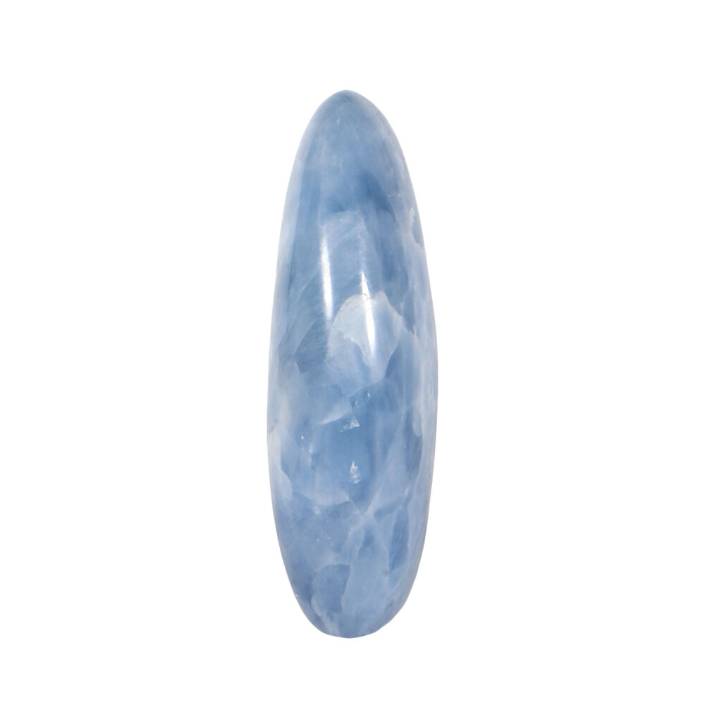 Calciet (blauw) sculptuur 13,5 x 9 x 4 cm | 764 gram Calciet (blauw) sculptuur 13,5 x 9 x 4 cm | 764 gram