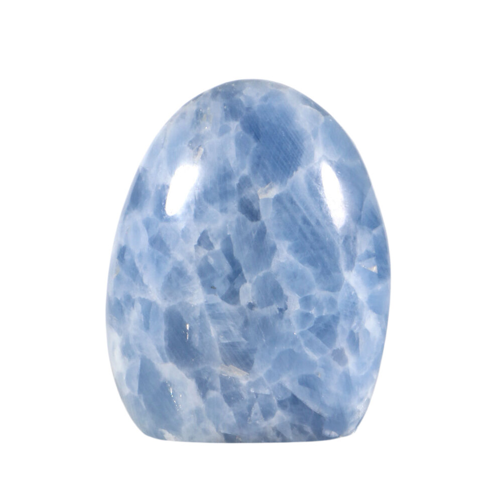 Calciet (blauw) sculptuur 13 x 10,5 x 5,5 cm | 1306 gram Calciet (blauw) sculptuur 13 x 10,5 x 5,5 cm | 1306 gram