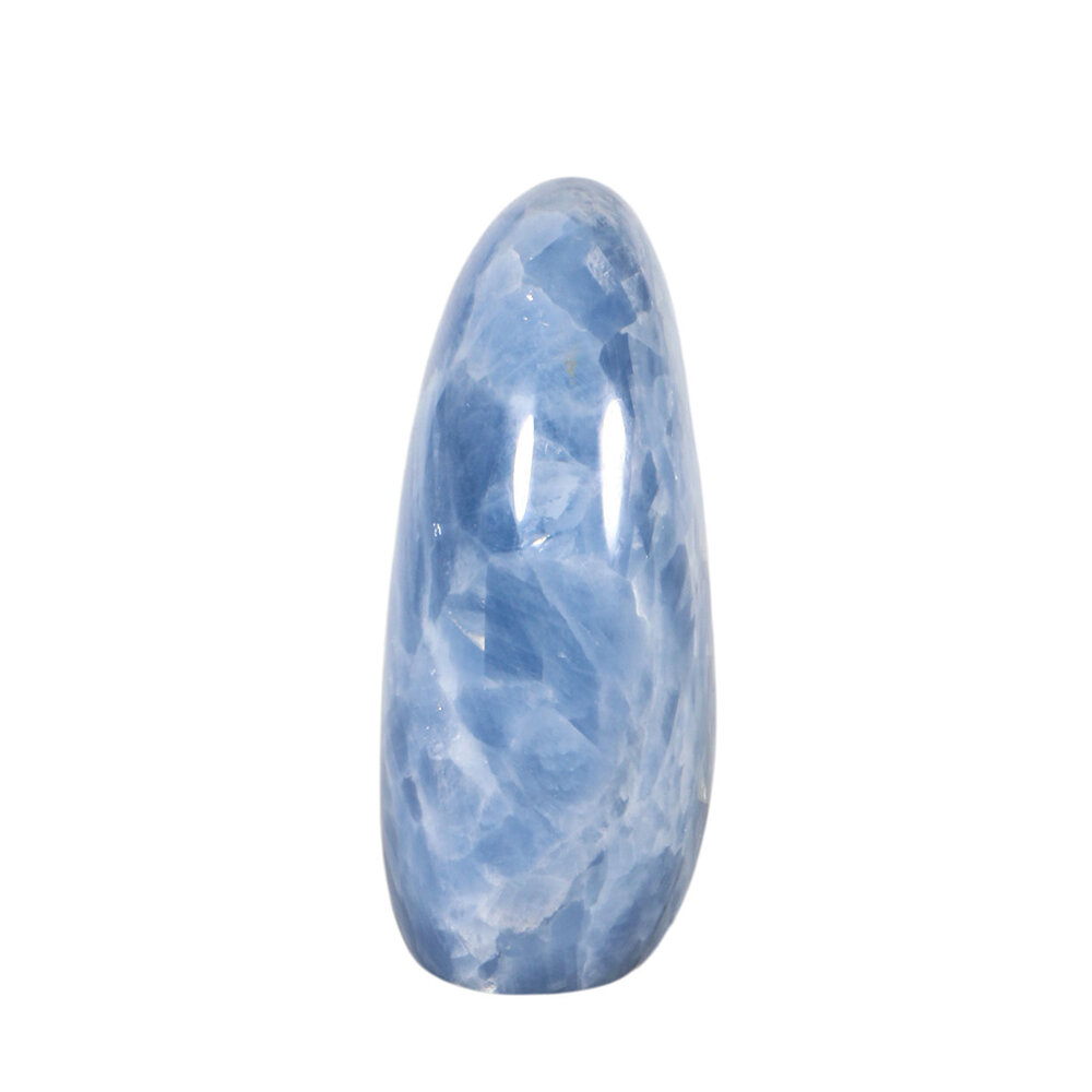 Calciet (blauw) sculptuur 13 x 10,5 x 5,5 cm | 1306 gram Calciet (blauw) sculptuur 13 x 10,5 x 5,5 cm | 1306 gram