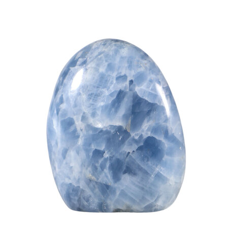 Calciet (blauw) sculptuur 13 x 10,5 x 5,5 cm | 1306 gram Calciet (blauw) sculptuur 13 x 10,5 x 5,5 cm | 1306 gram