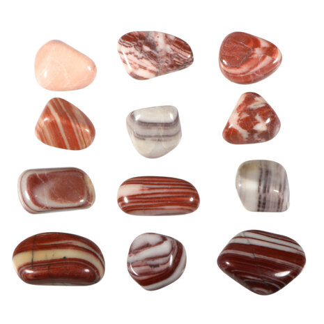 Dolomiet steen getrommeld 5 - 10 gram Dolomiet steen getrommeld 5 - 10 gram