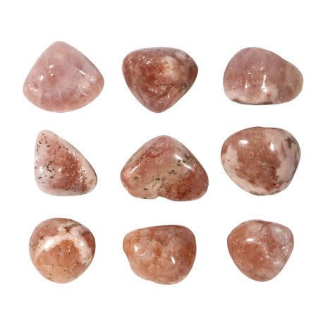 Amethist (roze) steen getrommeld 15 - 30 gram Amethist (roze) steen getrommeld 15 - 30 gram
