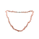 Rozenkwarts ketting split Rozenkwarts ketting split