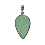 Zilveren hanger varisciet druppel 3,6 x 2,2 cm