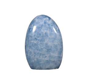 Calciet (blauw) sculptuur 12 x 8 x 4,5 cm | 779 gram Calciet (blauw) sculptuur 12 x 8 x 4,5 cm | 779 gram