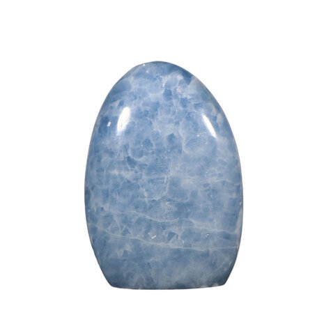 Calciet (blauw) sculptuur 12 x 8 x 4,5 cm | 779 gram Calciet (blauw) sculptuur 12 x 8 x 4,5 cm | 779 gram