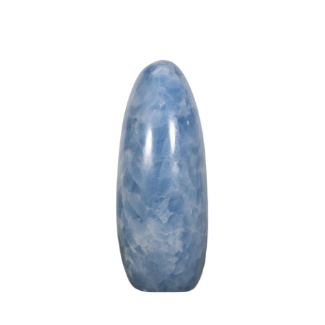Calciet (blauw) sculptuur 12 x 8 x 4,5 cm | 779 gram Calciet (blauw) sculptuur 12 x 8 x 4,5 cm | 779 gram