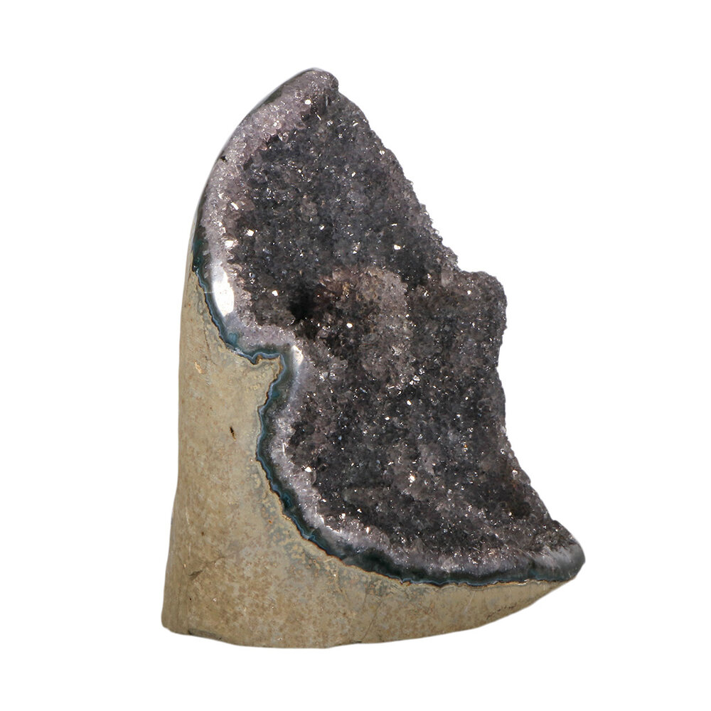 Amethist (zwart) cluster staand 16,5 x 16,5 x 12 cm | 2312 gram Amethist (zwart) cluster staand 16,5 x 16,5 x 12 cm | 2312 gram