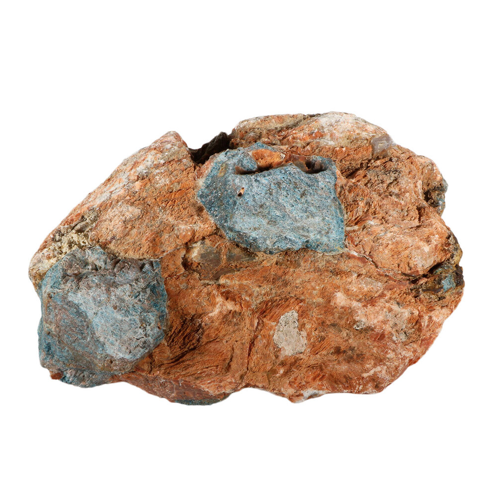 Apatiet kristallen in calciet (oranje) ruw 32 x 23 x 13 cm | 10960 gram Apatiet kristallen in calciet (oranje) ruw 32 x 23 x 13 cm | 10960 gram