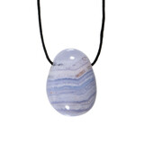 Chalcedoon hanger A-kwaliteit doorboord Chalcedoon hanger A-kwaliteit doorboord