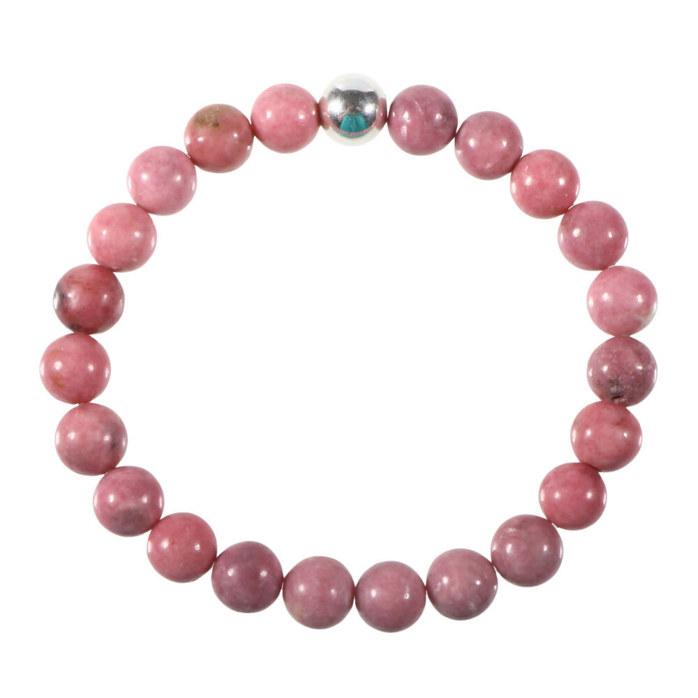 Rhodoniet armband 18 cm | 8 mm kralen Rhodoniet armband 18 cm | 8 mm kralen