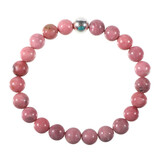 Rhodoniet armband 18 cm | 8 mm kralen