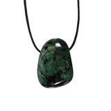 Smaragd hanger A-kwaliteit doorboord Smaragd hanger A-kwaliteit doorboord