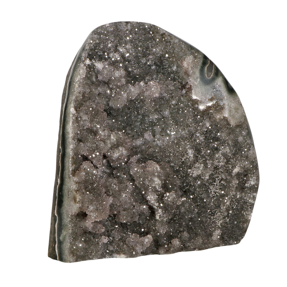 Amethist (zwart) cluster staand 14 x 13,5 x 8 cm | 1736 gram