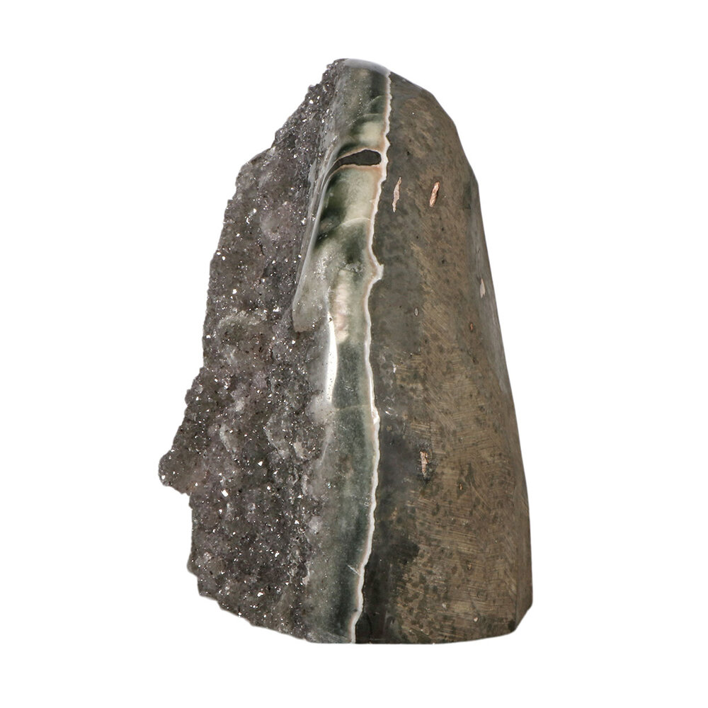 Amethist (zwart) cluster staand 14 x 13,5 x 8 cm | 1736 gram