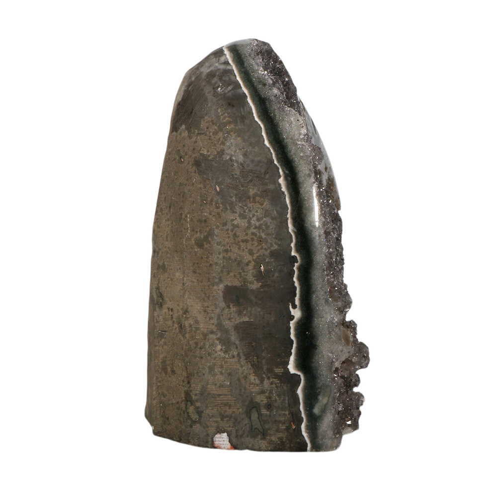 Amethist (zwart) cluster staand 14 x 13,5 x 8 cm | 1736 gram