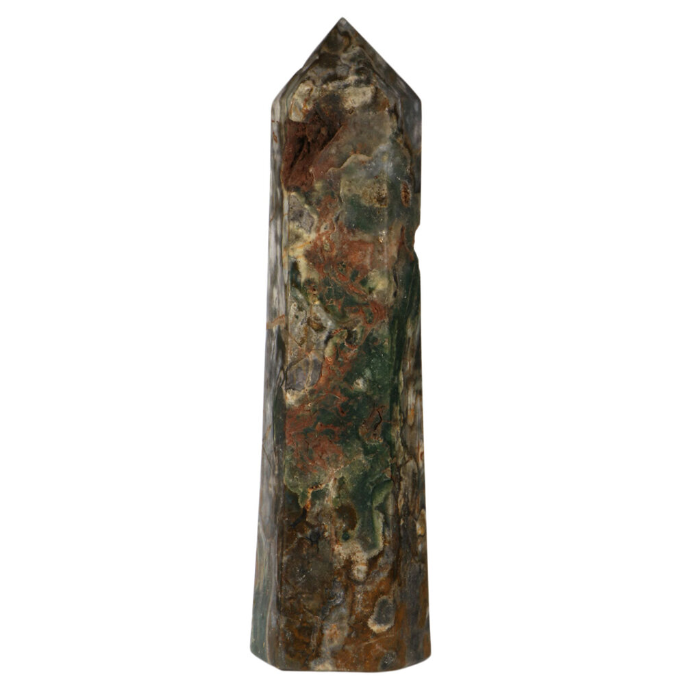 Jaspis (oceaan) punt geslepen 34,5 x 10 x 8 cm | 4052 gram Jaspis (oceaan) punt geslepen 34,5 x 10 x 8 cm | 4052 gram