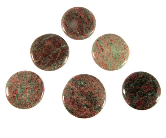 Eklogiet steen plat gepolijst Eklogiet steen plat gepolijst