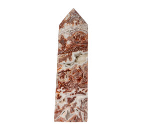 Agaat (kant) obelisk 21,5 x 6,5 x 3 cm | 919 gram Agaat (kant) obelisk 21,5 x 6,5 x 3 cm | 919 gram