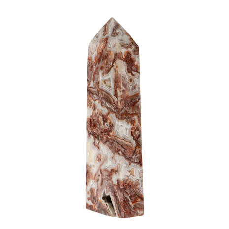 Agaat (kant) obelisk 21,5 x 6,5 x 3 cm | 919 gram Agaat (kant) obelisk 21,5 x 6,5 x 3 cm | 919 gram