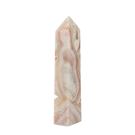 Agaat (roze) obelisk 19 x 5 x 3 cm | 543 gram Agaat (roze) obelisk 19 x 5 x 3 cm | 543 gram