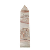 Agaat (roze) obelisk 21 x 5 x 3 cm | 704 gram