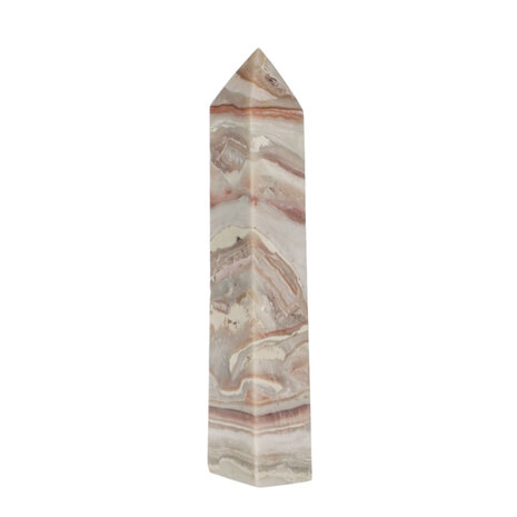 Agaat (roze) obelisk 21 x 5 x 3 cm | 704 gram Agaat (roze) obelisk 21 x 5 x 3 cm | 704 gram