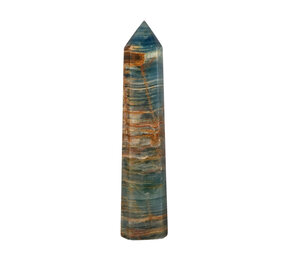 Aragoniet (blauw) punt geslepen 21 x 4,5 x 4 cm | 620 gram