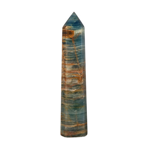 Aragoniet (blauw) punt geslepen 21 x 4,5 x 4 cm | 620 gram Aragoniet (blauw) punt geslepen 21 x 4,5 x 4 cm | 620 gram