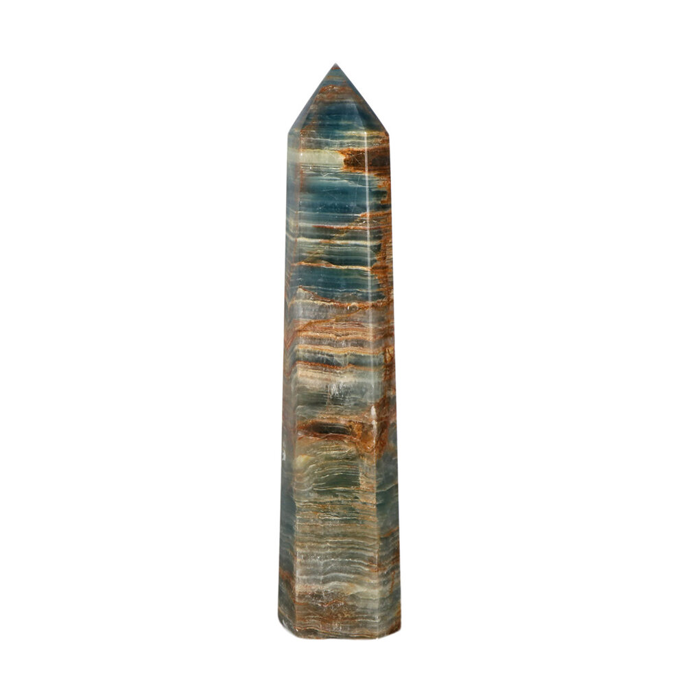 Aragoniet (blauw) punt geslepen 21 x 4,5 x 4 cm | 620 gram Aragoniet (blauw) punt geslepen 21 x 4,5 x 4 cm | 620 gram