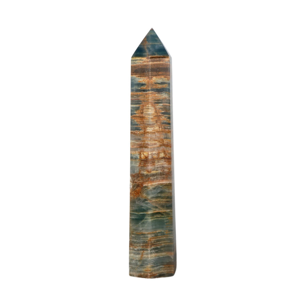 Aragoniet (blauw) punt geslepen 21 x 4,5 x 4 cm | 620 gram Aragoniet (blauw) punt geslepen 21 x 4,5 x 4 cm | 620 gram