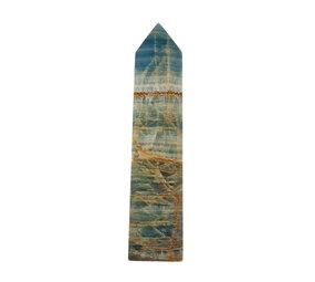 Aragoniet (blauw) obelisk 20 x 4,5 x 3 cm | 653 gram Aragoniet (blauw) obelisk 20 x 4,5 x 3 cm | 653 gram
