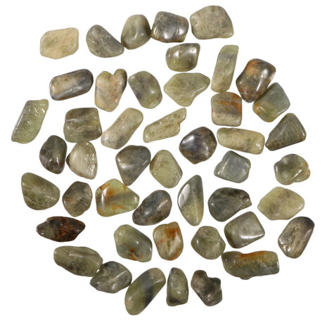 Chrysoberyl steen getrommeld 1,5 - 4 gram