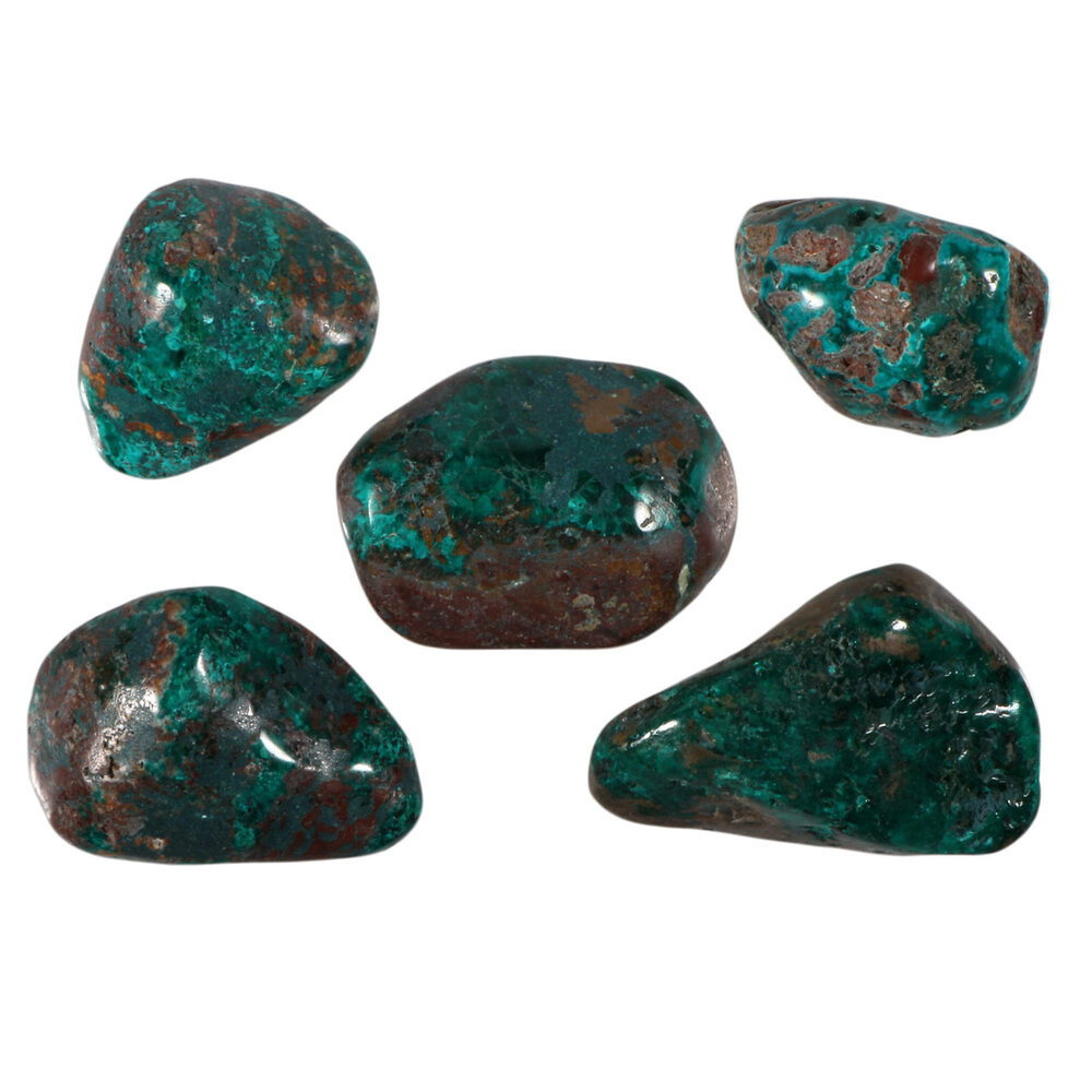 Dioptaas steen getrommeld 40 - 60 gram