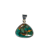 Zilveren hanger dioptaas | driehoek 2,1 x 1,6 cm Zilveren hanger dioptaas | driehoek 2,1 x 1,6 cm