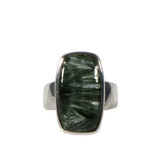 Zilveren ring serafiniet maat 19 1/2 | ovaal 2,2 x 1,2 cm Zilveren ring serafiniet maat 19 1/2 | ovaal 2,2 x 1,2 cm