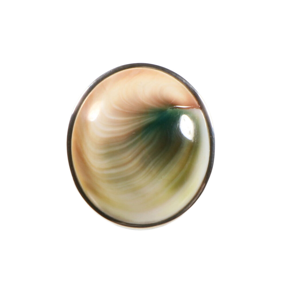 Zilveren ring Shiva oog maat 17 1/2 | ovaal 2,5 x 2,2 cm Zilveren ring Shiva oog maat 17 1/2 | ovaal 2,5 x 2,2 cm