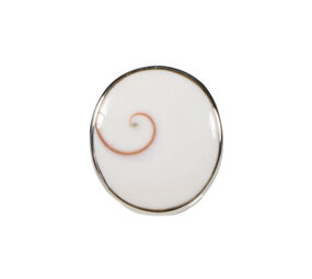 Zilveren ring Shiva oog maat 17 1/2 | ovaal 2,4 x 2,1 cm Zilveren ring Shiva oog maat 17 1/2 | ovaal 2,4 x 2,1 cm