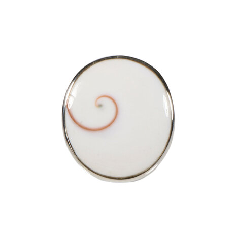 Zilveren ring Shiva oog maat 17 1/2 | ovaal 2,4 x 2,1 cm Zilveren ring Shiva oog maat 17 1/2 | ovaal 2,4 x 2,1 cm