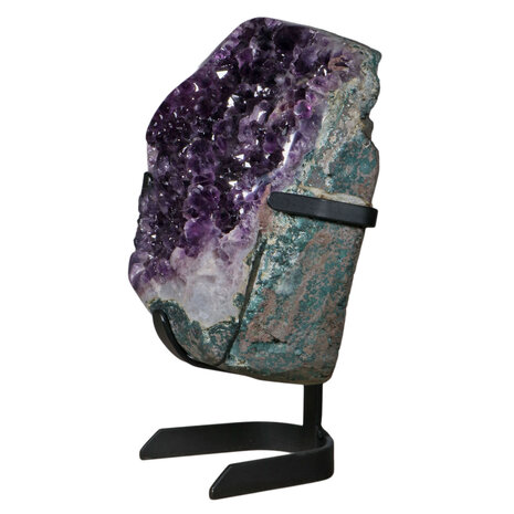 Amethist geode op standaard 28 x 28 x 15 cm | 16,38 kg Amethist geode op standaard 28 x 28 x 15 cm | 16,38 kg