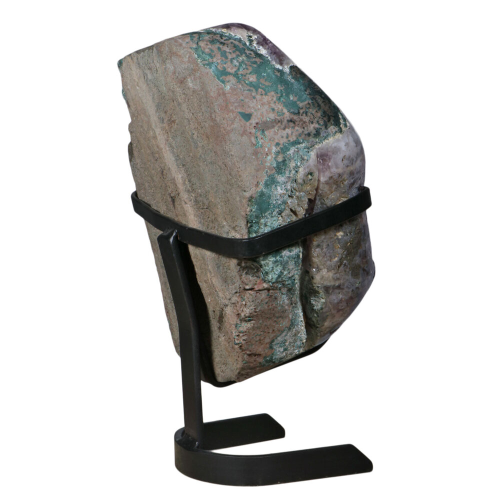 Amethist geode op standaard 28 x 28 x 15 cm | 16,38 kg Amethist geode op standaard 28 x 28 x 15 cm | 16,38 kg