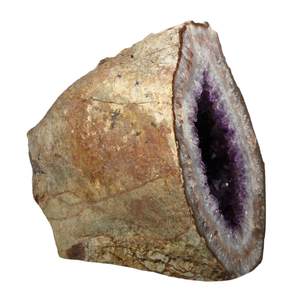 Amethist geode staand 26,5 x 25 x 19 cm | 13,17 kg