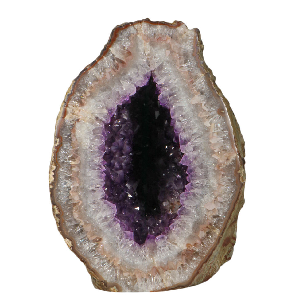 Amethist geode staand 26,5 x 25 x 19 cm | 13,17 kg
