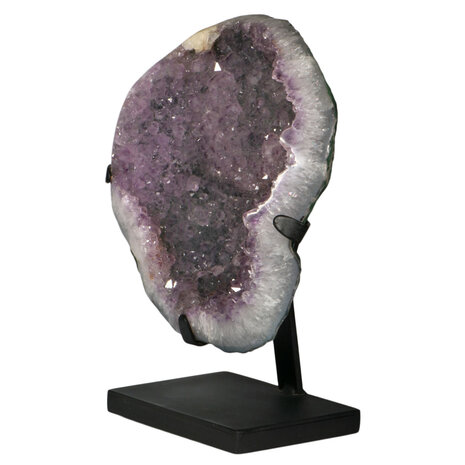 Amethist geode op standaard 25 x 23 x 10 cm | 4870 gram Amethist geode op standaard 25 x 23 x 10 cm | 4870 gram