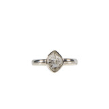 Zilveren ring Herkimer diamant maat 18 | 0,9 x 0,7 cm Zilveren ring Herkimer diamant maat 18 | 0,9 x 0,7 cm
