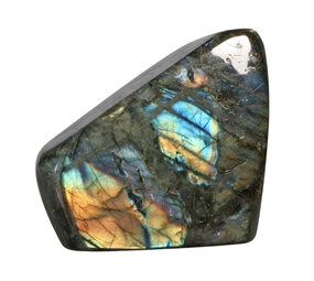 Labradoriet sculptuur 13 x 12 x 4,5 cm | 1284 gram Labradoriet sculptuur 13 x 12 x 4,5 cm | 1284 gram